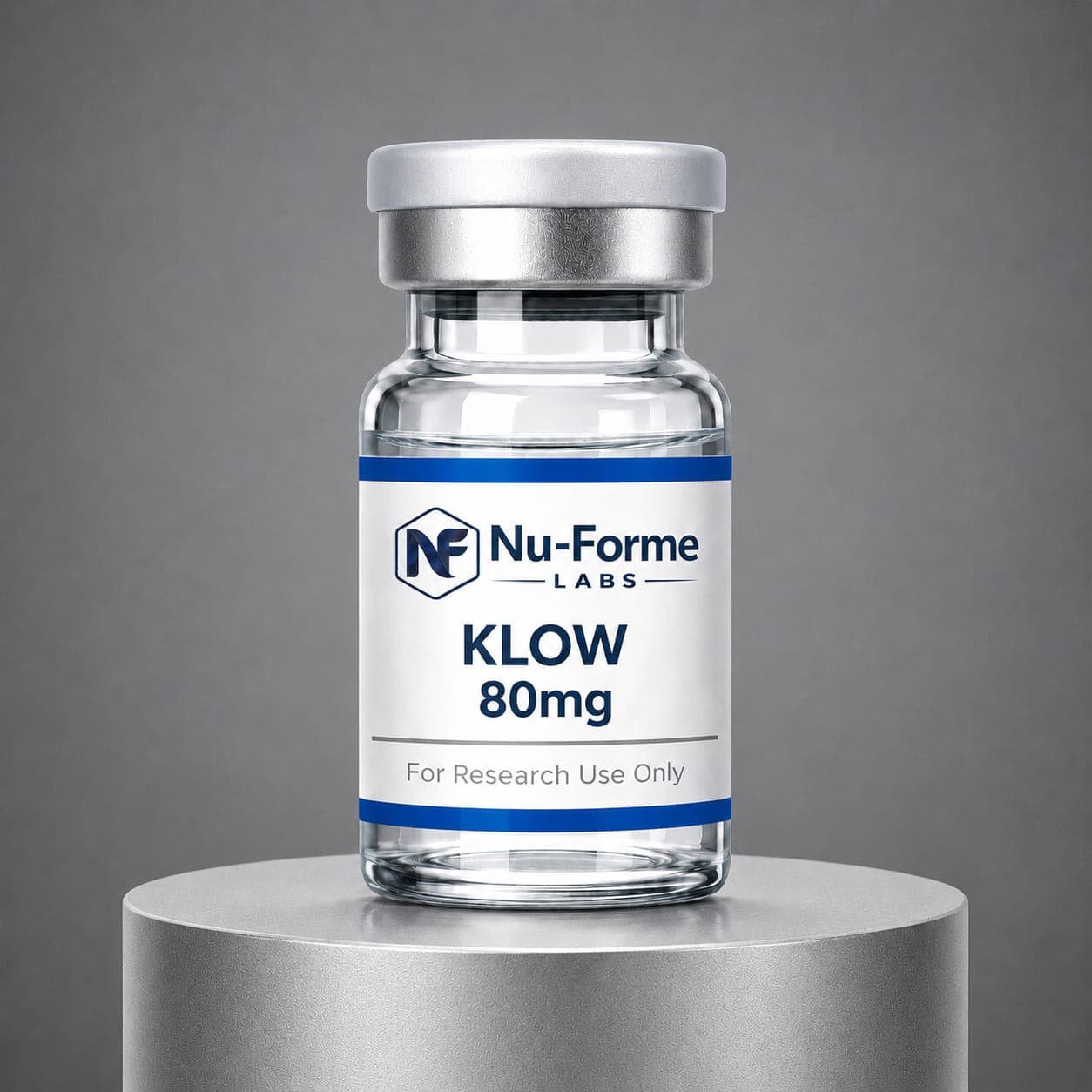 vial of peptide klow 80mg